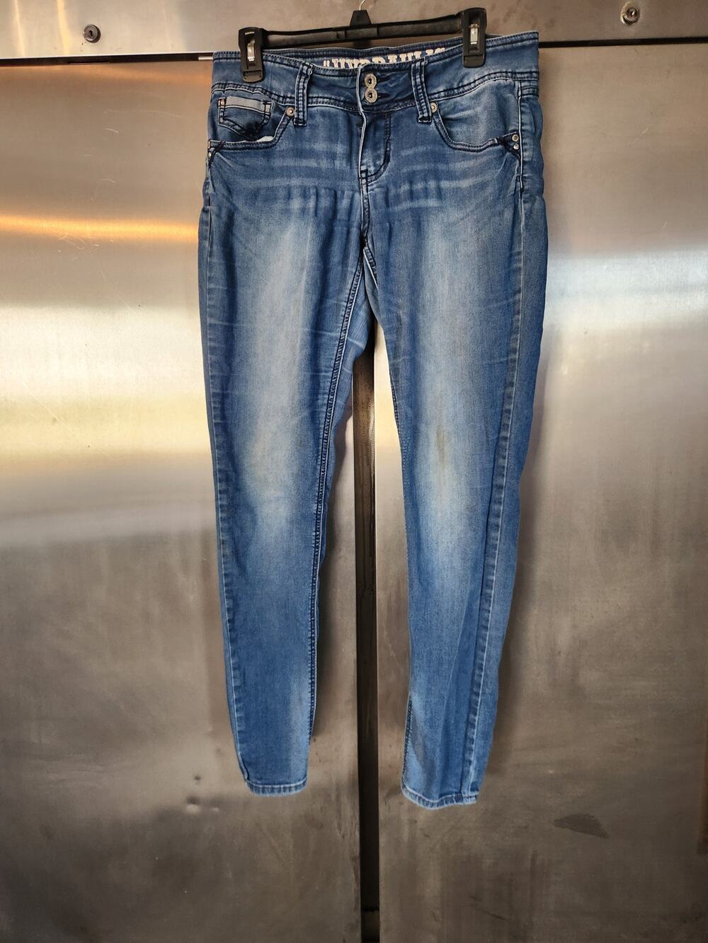 Hydraulic Bailey Super Skinny Jeans Size 11/12 | Medium Wash Embroidered